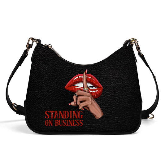 Standing On Business - Personalized Custom Chain Crossbody Handbag - BUSINESS01CH