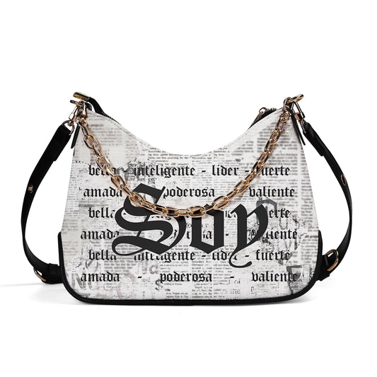 Soy - Personalized Custom Chain Crossbody Handbag - HG35CH